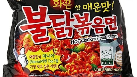 🍜 Spicy Korean Ramen Noodle Challenge | Kids Trying Hot and Spicy Korean Ramen Noodles