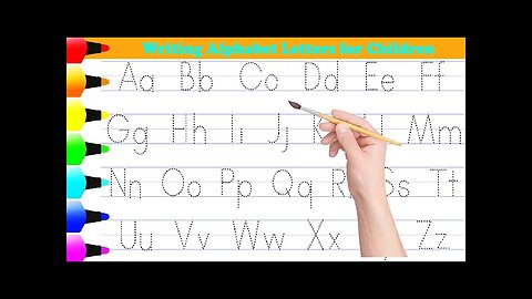 Let's Writing Alphabet Letters for Children | ABCD for Kids | Phonics Songs