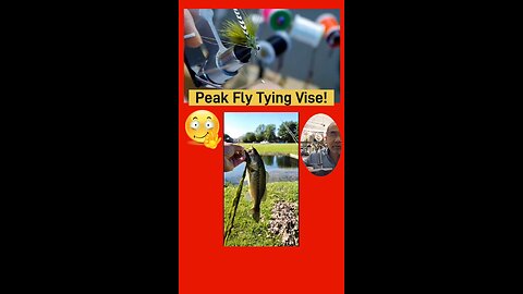 Try This Streamer for Bass #fishing #bassfishing #flyfishing Peak Fly Tying Vise