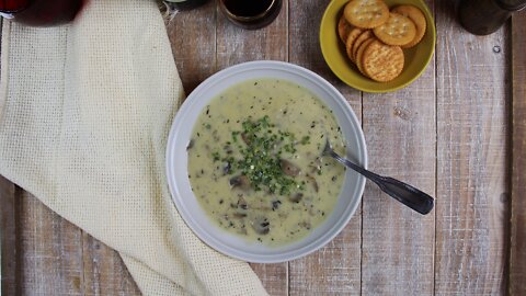 Cream of Mushroom Soup | It's Only Food with Chef John Politte