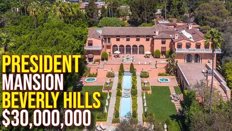 Inside $30,000,000 Beverly Hills Presidential Mansion