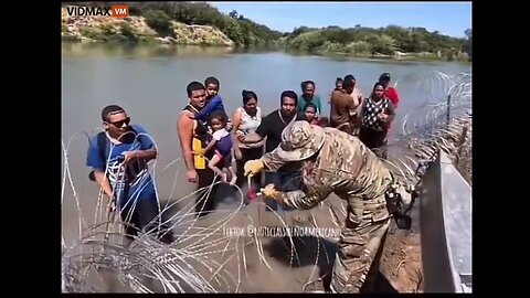 Border Patrol Cutting Razor Wire And Helping Migrants Invade Texas