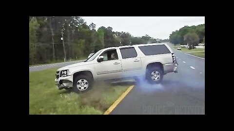 Intense High Speed Sheriff Pursuit Ends With PIT Maneuver in Marion County, Florida