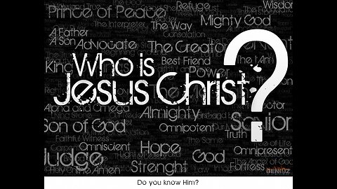 2023-02-12 Who is Jesus?
