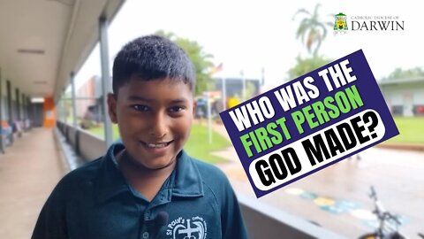 Who was the first person God made?