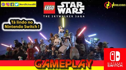 🎮 GAMEPLAY! LEGO STAR WARS: A SAGA SKYWALKER tá lindão no Nintendo Switch! Confira a nossa Gameplay!