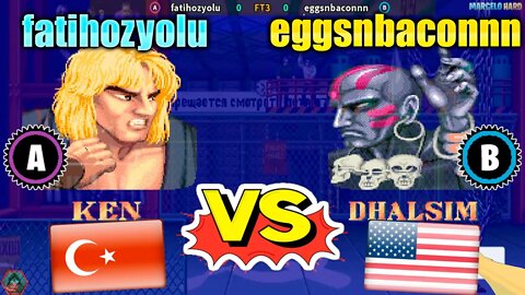 Street Fighter II': Champion Edition (fatihozyolu Vs. eggsnbaconnn) [Turkey Vs. U.S.A.]