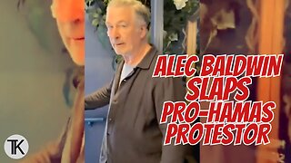 Pro-Hamas Protestor Demands Alec Baldwin Say ‘Free Palestine’ Until he SNAPS