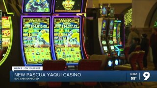 500 jobs expected at new casino