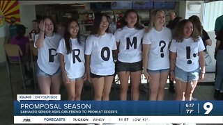 Eegee's helps Sahuaro High School senior with promposal