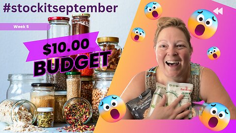 Last week to buy $10 of items for my pantry! #stockitseptember #fillmypantry #longtermstorage