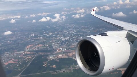 BREATHTAKING Malaysia Airlines Airbus A350-900 TAKEOFF at Kuala Lumpur Airport