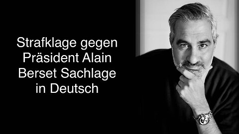 Strafklage gegen Schweizer Präsidenten Alain Berset