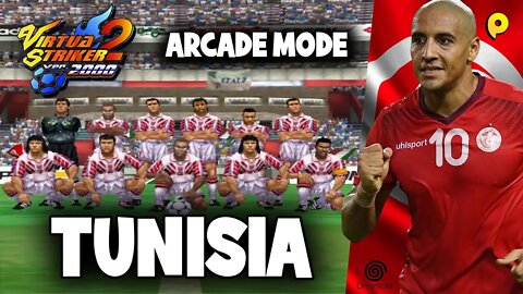 Virtua Striker 2 Ver.2000 - Dreamcast / Arcade Mode - Tunisia