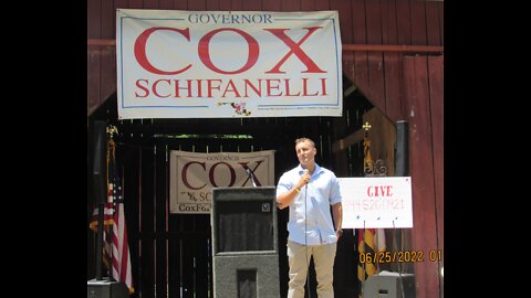 Dan Cox for Maryland Governor Rally Part 3 of 5