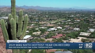 The heat stays on: Earth hits 6th warmest year on record in 2021