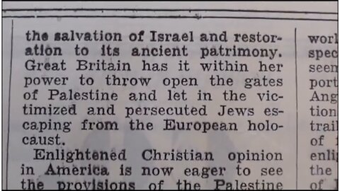 Israel Palestine (New York Times Articles from 1920 - 1938)