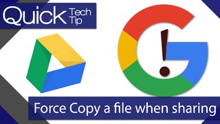 How to Force users to make their own Copy of a file