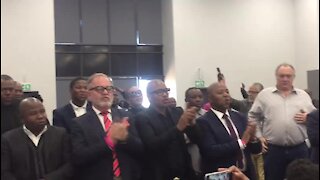 SA's ex-president Zuma arrives at state capture commission (EAv)