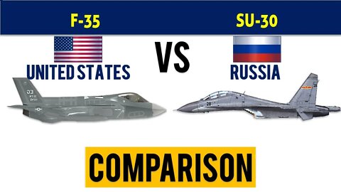 F-35 vs Su-30 Fighter/Attack Aircraft comparison | United States vs Russia | F-35 против Су-30 Истр