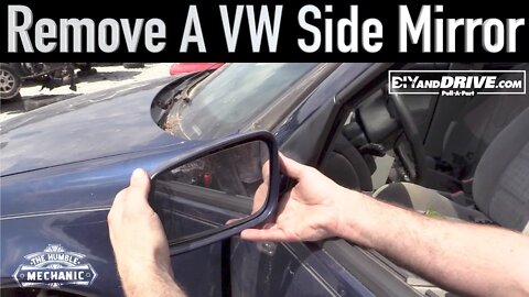 How To Remove a VW Side Mirror ~ Salvage Yard Tips