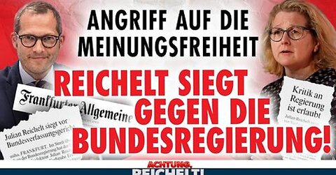 Reichelt siegt gegen Bundesregierung vor Verfassungsgericht!