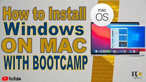 How to Install Windows on Your Mac Through CD_DVD | BootCamp Assistant | IT Support