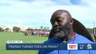 Friends turned foes on 'Football Night in South Florida'
