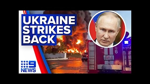 Ukraine launch counteroffensive on Russian-controlled Crimea | 9 News Australia