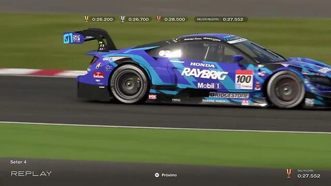 Gran Turismo 7 - PS4 #24 Suzuka Circuit - Honda RAYBRIG NSX CONCEPT-GT '16 - Experiência de Circuito