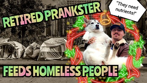 Retired Prankster Feeds Homeless People *Contains Extreme Violence*