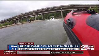 First reponders train for swift water rescues