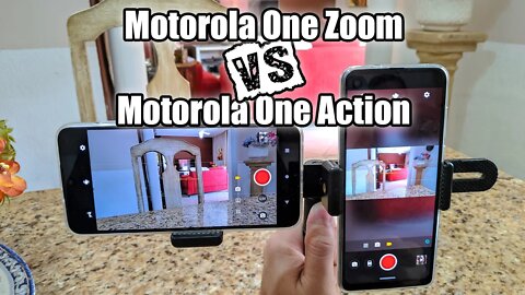 Motorola One Action versus Motorola One Zoom - Teste real de câmeras