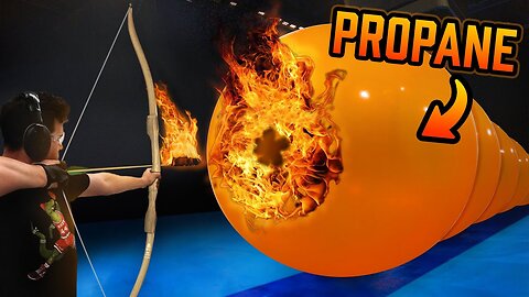 How Many Propane Balloons Stops A Flaming Arrow?