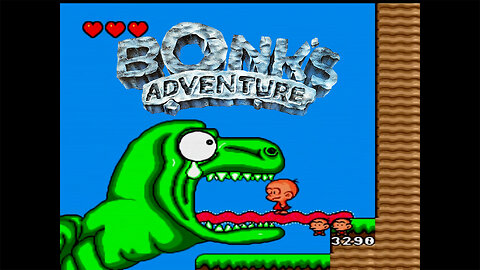 Bonk's Adventure( TurboGrafx-16 ) ( PC Engine ) - FULL GAME) LongplayPlaythrough