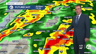 Heavy rain tonight, wind advisory tomorrow