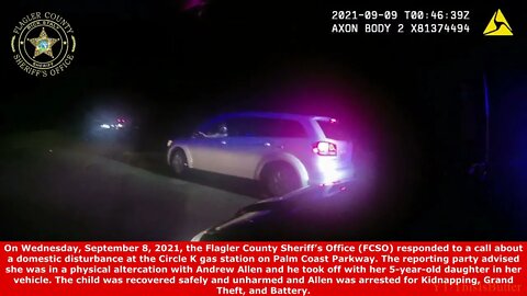 Bodycam footage shows deputies recover 5 year old girl from alleged stolen vehicle
