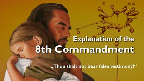 Commandment 8 ❤️ You shall not lie and bear false Witness... What does that mean?
