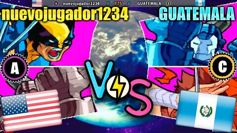 Marvel Vs Capcom: Clash Of Super Heroes (nuevojugador1234 Vs. GUATEMALA) [U.S.A. Vs. Guatemala]