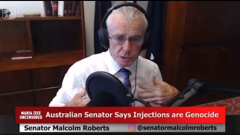 Sen. Malcolm Roberts exposes nanotech in the "vaccines", declaring this is GENOCIDE