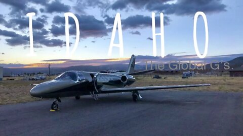 Two Visual Approaches and Landings Twin Falls Idaho KTWF Cessna Citation Time Lapse