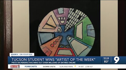 Student wins art contest