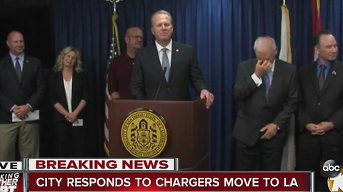 City responds to Chargers move to LA