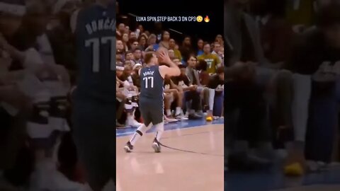 Luka Doncic spin step back 3 on CP3!!