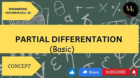 PARTIAL DIFFERENTATION | BASIC | MATHS BY SHARMA