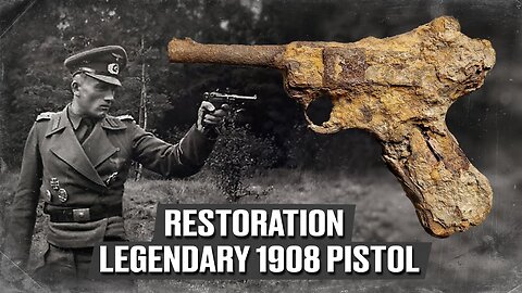 Luger favorite German officers pistol | Restoration of antique