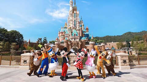 HONG KONG DISNEYLAND WALKING TOUR | & Ride Tours | 4K HDR