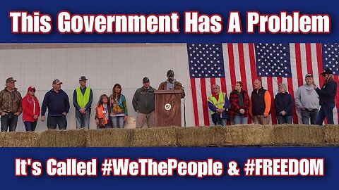 This Government Has a Problem; It's Called #WeThePeople & #FREEDOM 🔥⚔️🙏