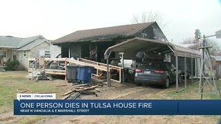 One dead, one injured in Tulsa house fire