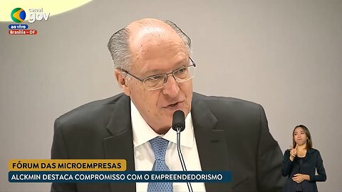 Presidente em exercício Geraldo Alckmin tem uma visão otimista para o ano de 2024